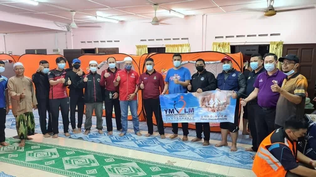 emergency assistance for flood victims occurred in the nine temporary councils of TEBRAU
